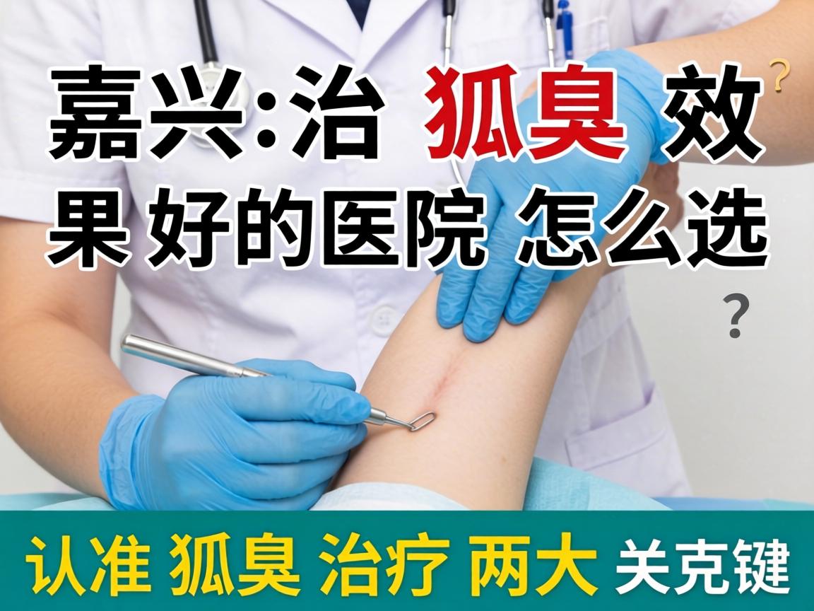 嘉兴治狐臭效果好的医院怎么选？认准狐臭治疗两大关键