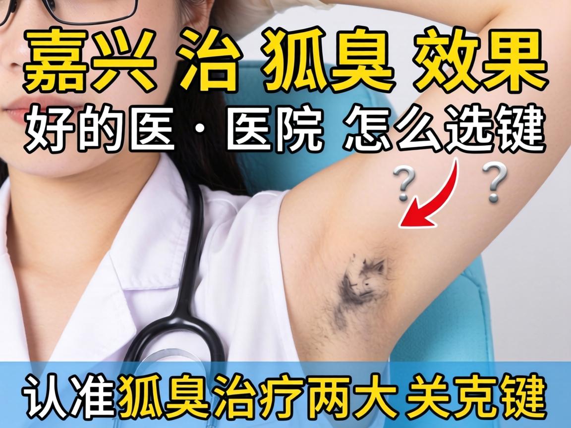 嘉兴治狐臭效果好的医院怎么选？认准狐臭治疗两大关键