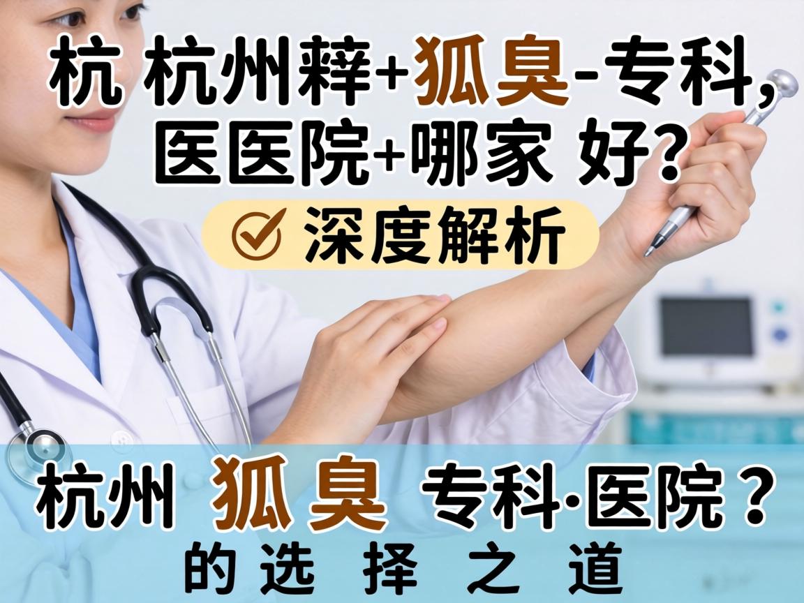 杭州狐臭专科医院哪家好？深度解析杭州狐臭专科医院的选择之道