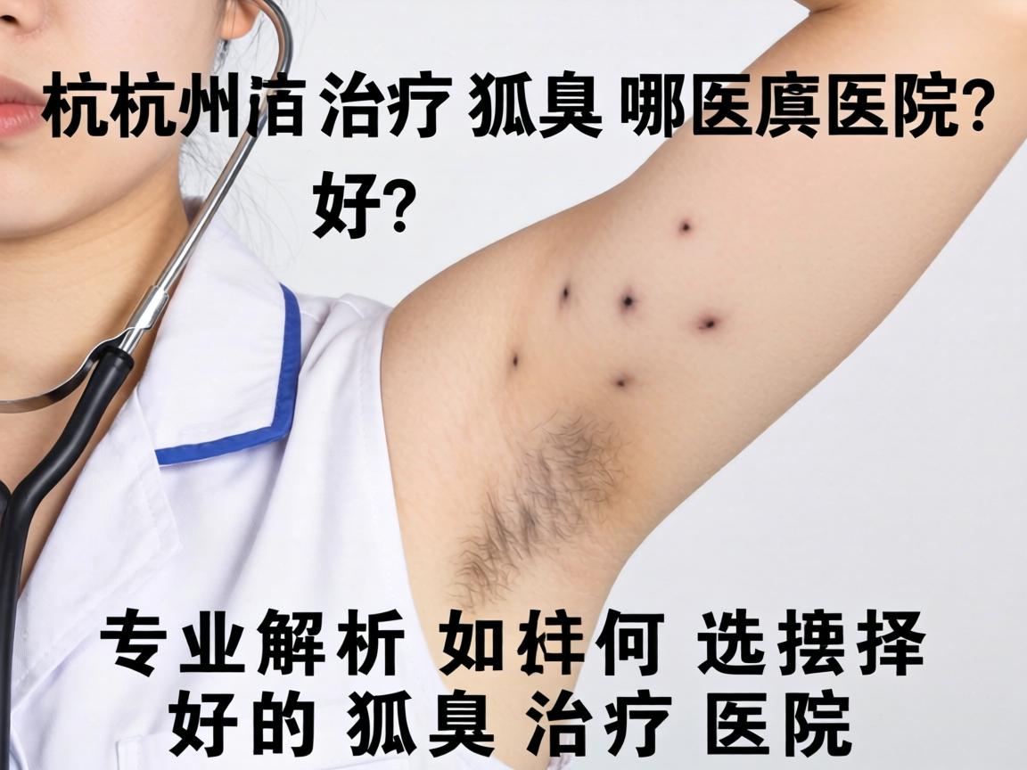杭州治疗狐臭哪医院好？专业解析如何选择好的狐臭治疗医院
