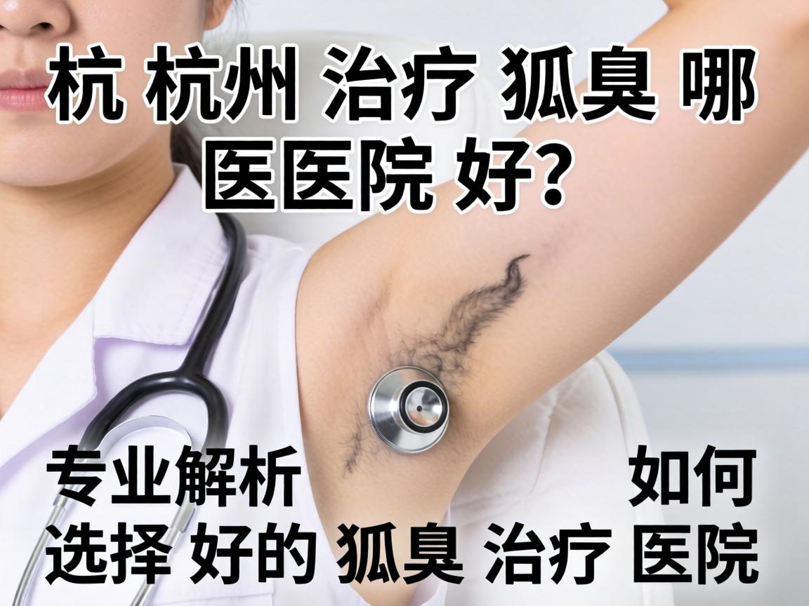 杭州治疗狐臭哪医院好？专业解析如何选择好的狐臭治疗医院