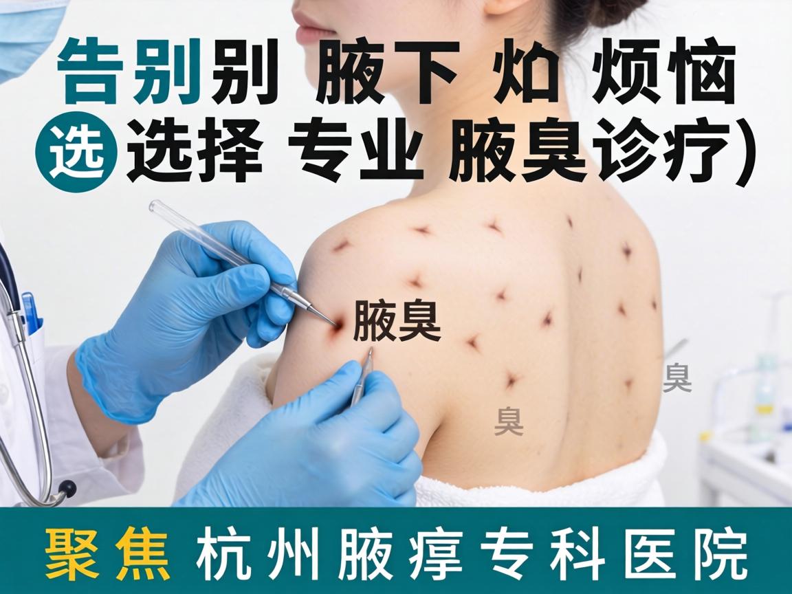 告别腋下烦恼，选择专业腋臭诊疗，聚焦杭州腋臭专科医院