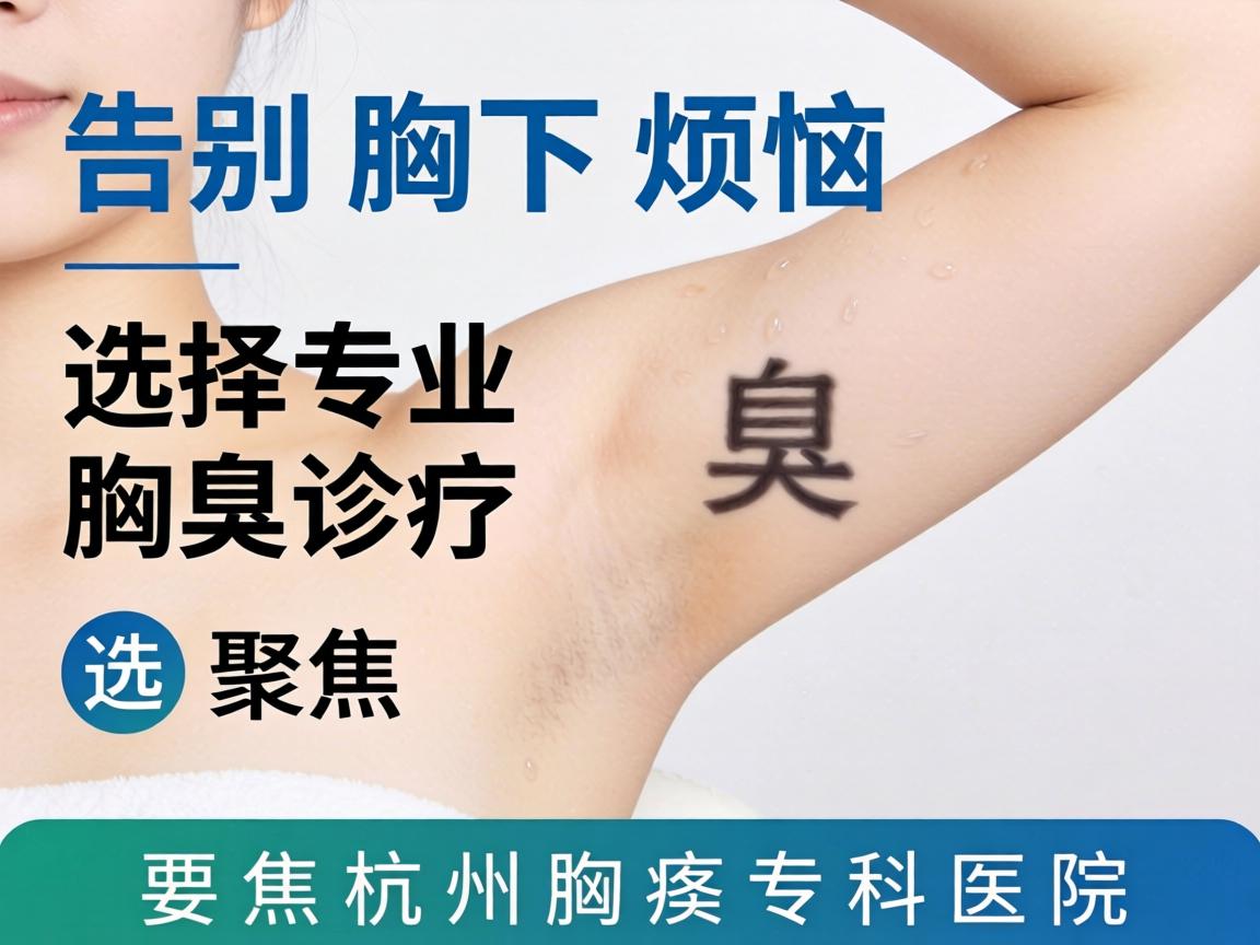 告别腋下烦恼，选择专业腋臭诊疗，聚焦杭州腋臭专科医院