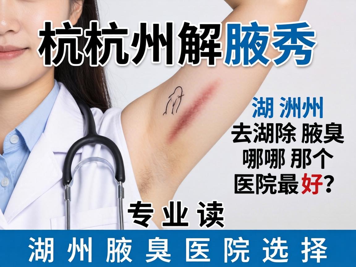杭州腋秀解析，湖州去除腋臭哪个医院最好？专业解读湖州腋臭医院选择