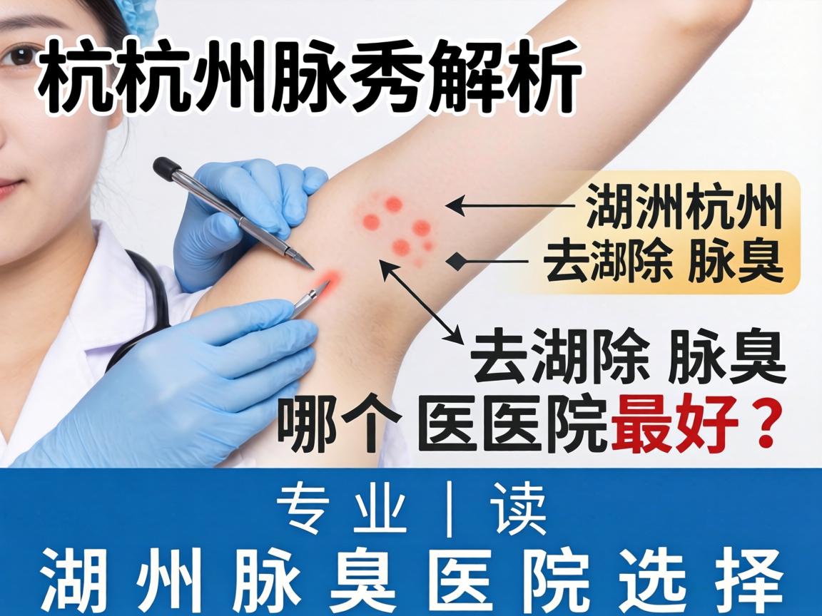 杭州腋秀解析，湖州去除腋臭哪个医院最好？专业解读湖州腋臭医院选择
