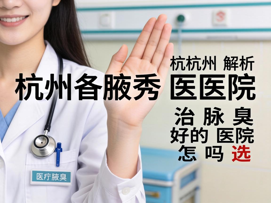 杭州腋秀医院解析，杭州治腋臭好的医院怎么选