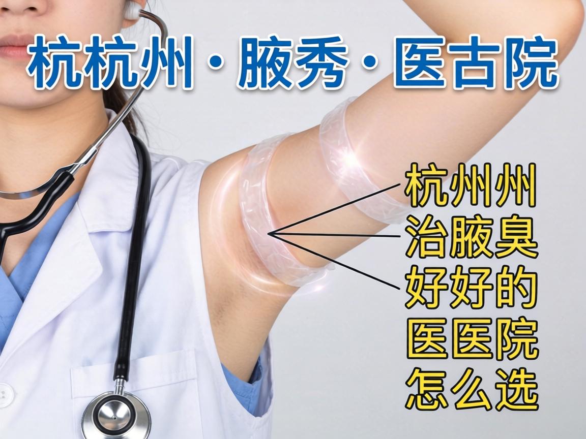 杭州腋秀医院解析，杭州治腋臭好的医院怎么选