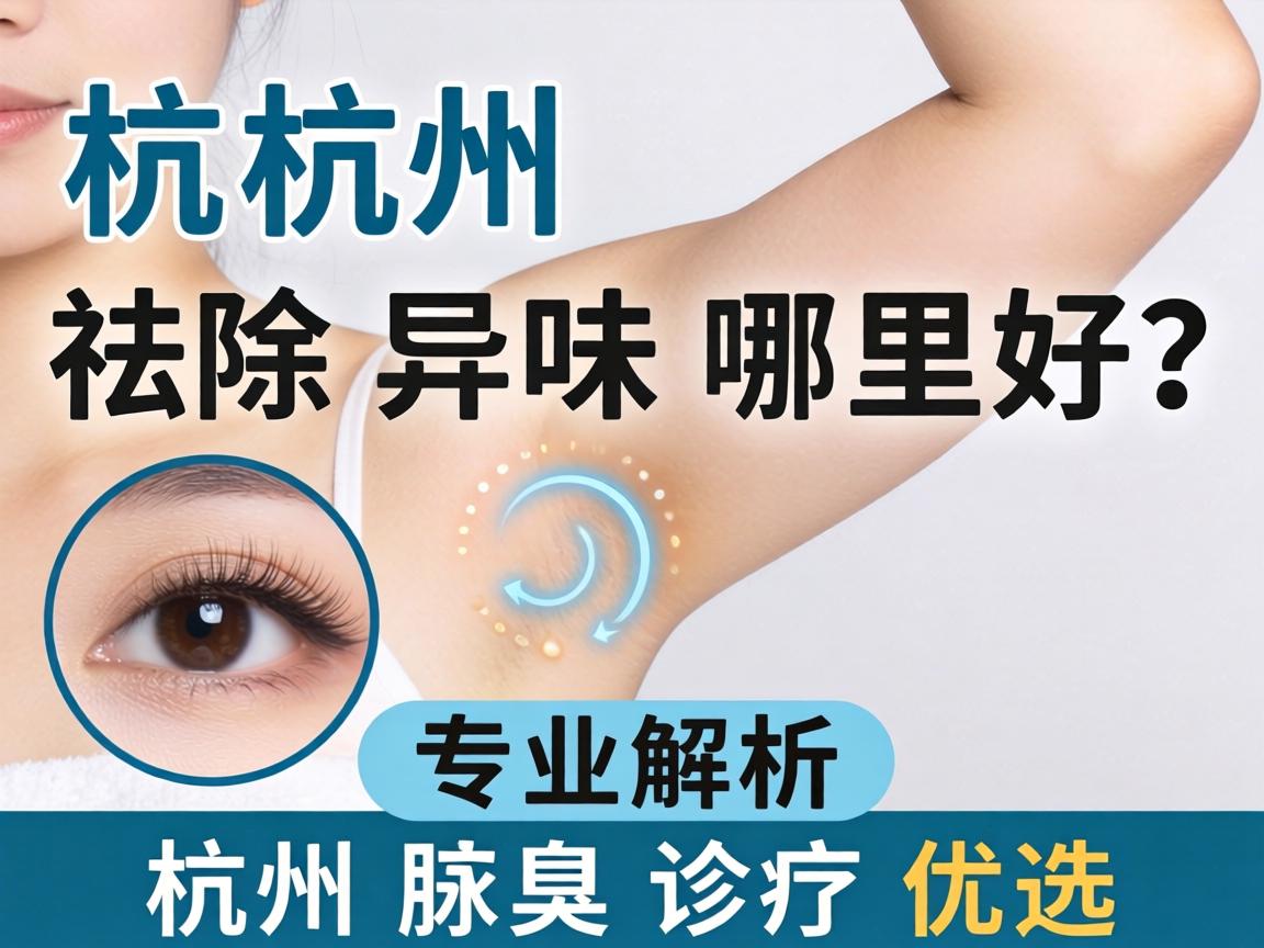 杭州祛除腋下异味哪里好？专业解析杭州腋臭诊疗优选