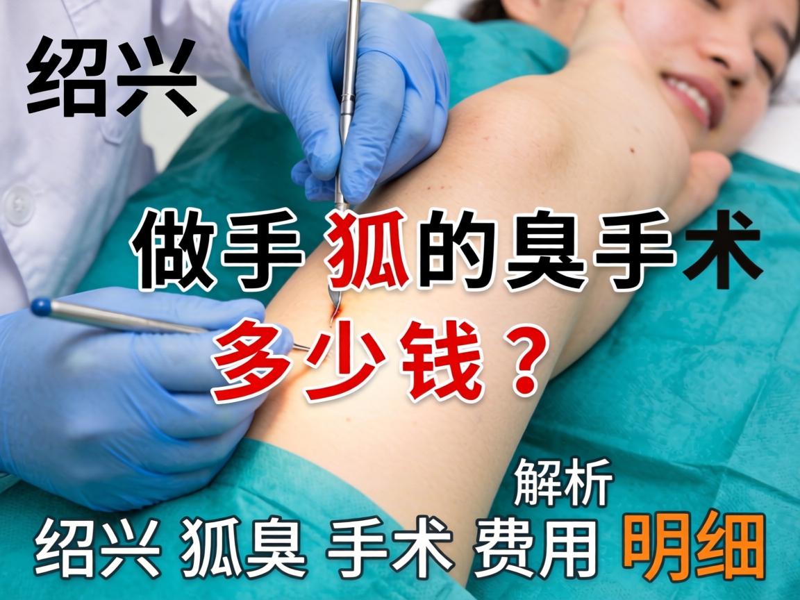 在绍兴做狐臭手术多少钱？解析绍兴狐臭手术费用明细