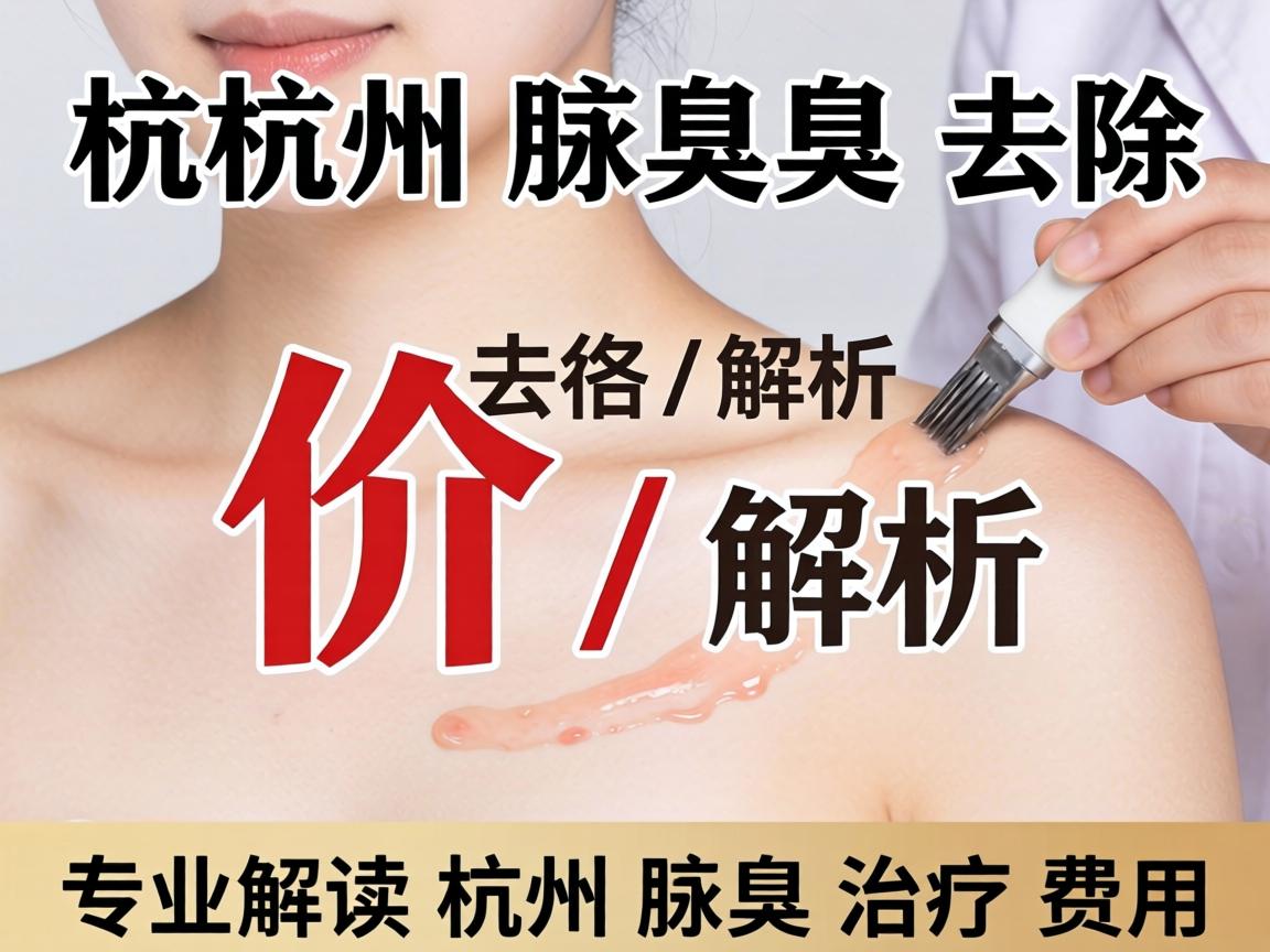 杭州腋臭去除价格解析，专业解读杭州腋臭治疗费用