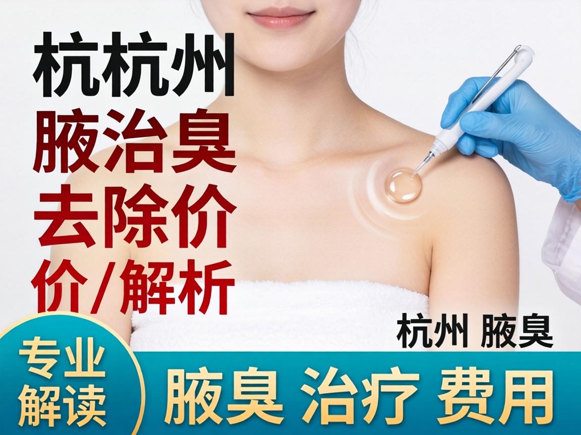 杭州腋臭去除价格解析，专业解读杭州腋臭治疗费用