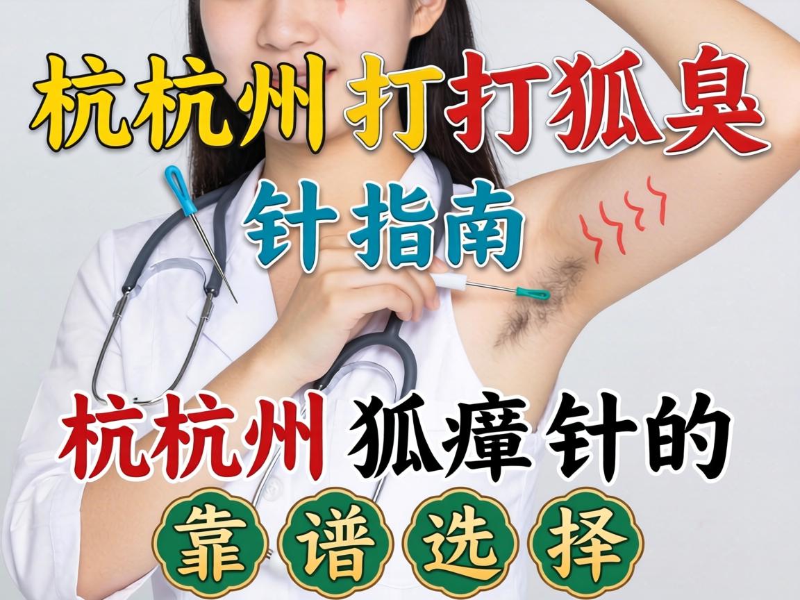 杭州打狐臭针指南，详解杭州狐臭针的靠谱选择