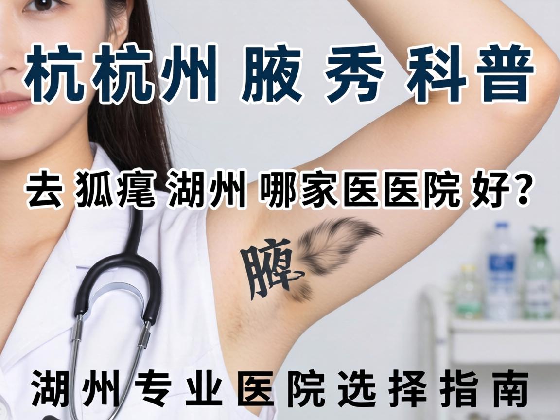 杭州腋秀科普，去狐臭湖州哪家医院好？湖州专业医院选择指南