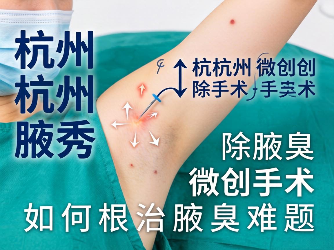 杭州腋秀解析，杭州微创手术除腋臭，微创手术如何根治腋臭难题