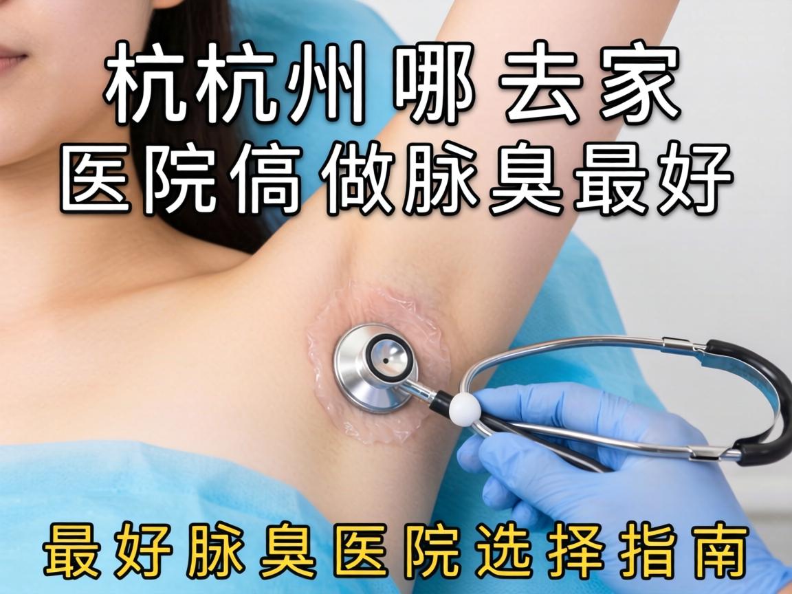 杭州腋秀解析，在杭州去哪家医院做腋臭最好，最好腋臭医院选择指南