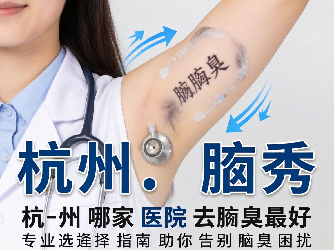 杭州腋秀解析，杭州哪家医院去腋臭最好，专业选择指南助你告别腋臭困扰