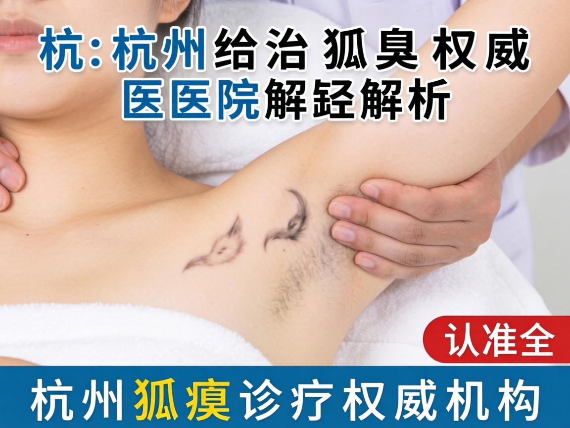 杭州治狐臭权威医院解析，认准杭州狐臭诊疗权威机构