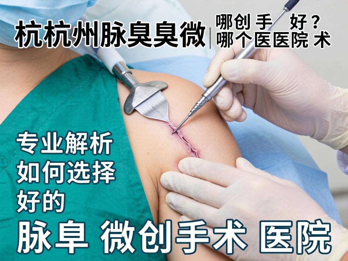 杭州腋臭微创手术哪个医院好？专业解析如何选择好的腋臭微创手术医院