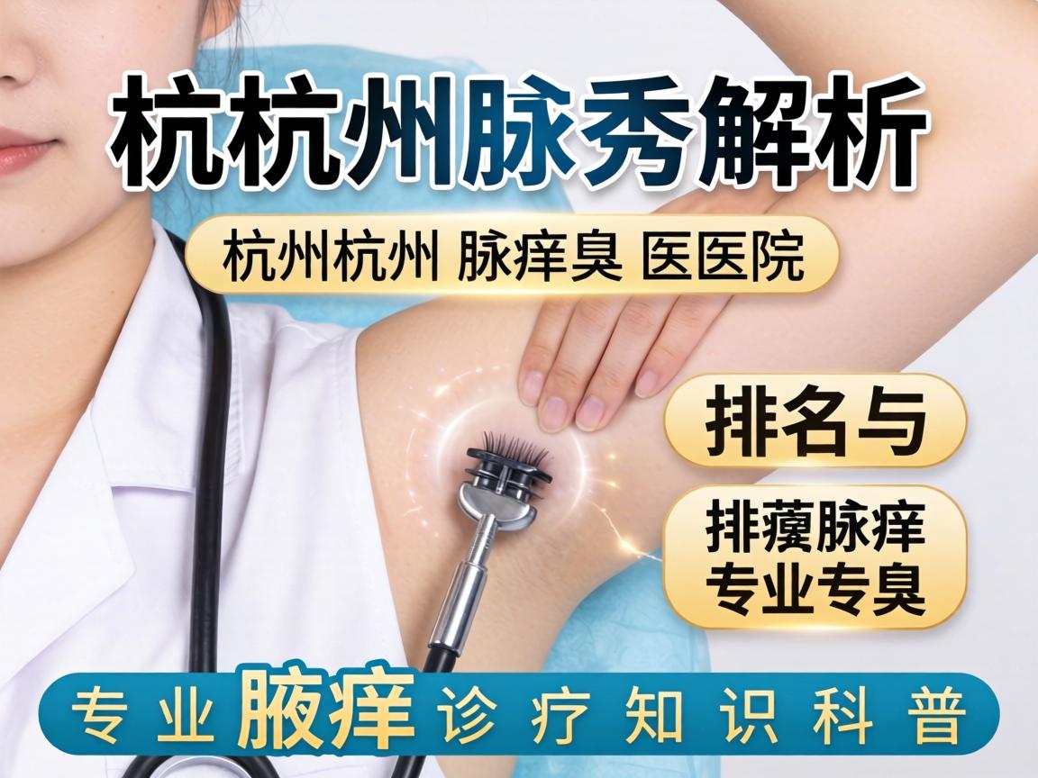 杭州腋秀解析，杭州腋臭医院排名与专业腋臭诊疗知识科普