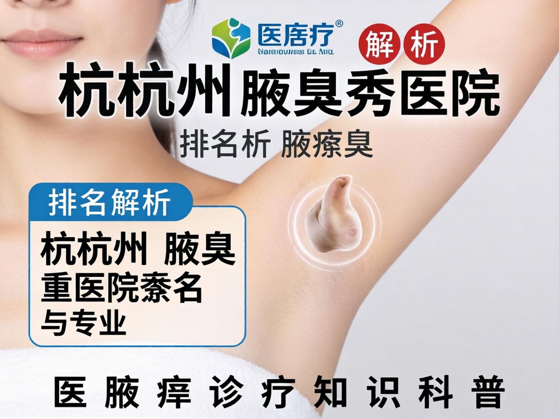 杭州腋秀解析，杭州腋臭医院排名与专业腋臭诊疗知识科普