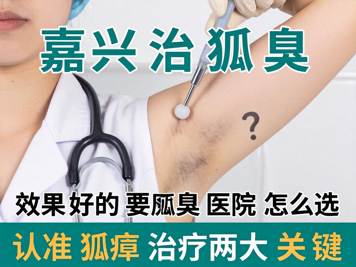 嘉兴治狐臭效果好的医院怎么选？认准狐臭治疗两大关键