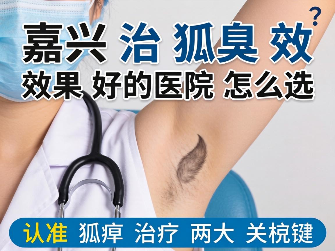 嘉兴治狐臭效果好的医院怎么选？认准狐臭治疗两大关键