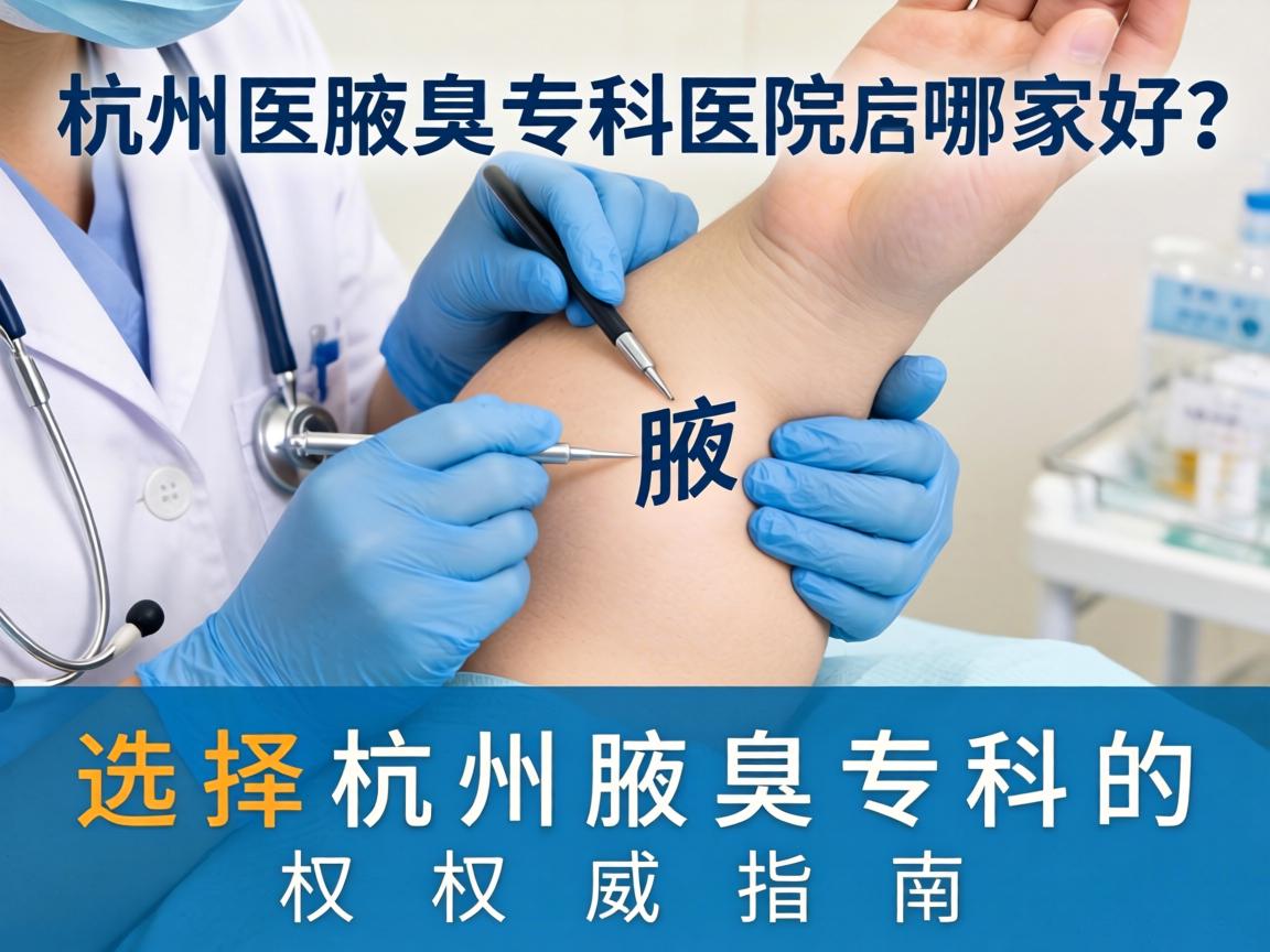 杭州腋臭专科医院哪家好？选择杭州腋臭专科的权威指南