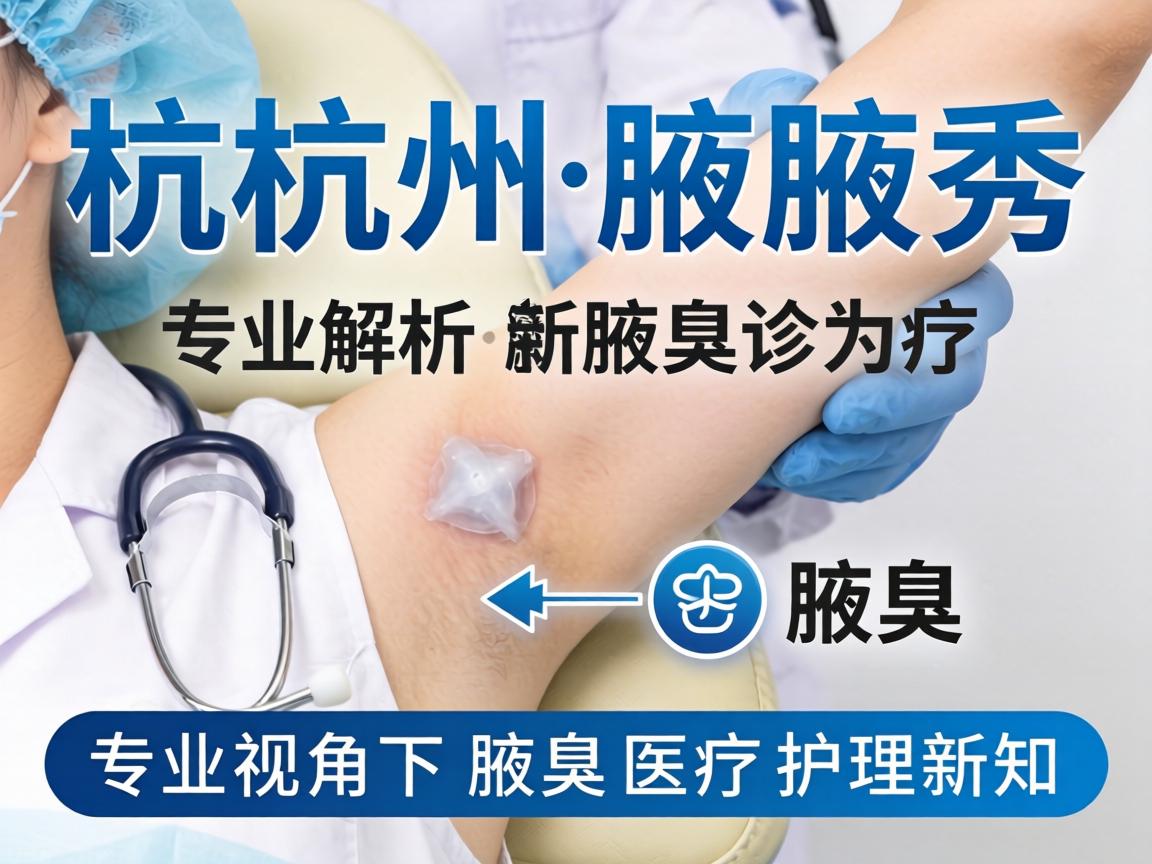 杭州腋秀解析腋臭诊疗，专业视角下的腋臭医疗护理新知