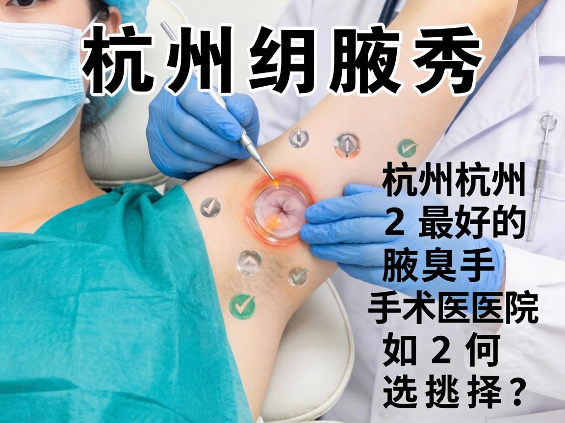 杭州腋秀解析，杭州最好的腋臭手术医院如何选择？