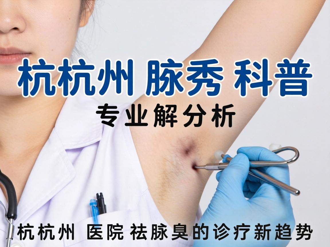 杭州腋秀科普，专业解析杭州医院祛腋臭的诊疗新趋势