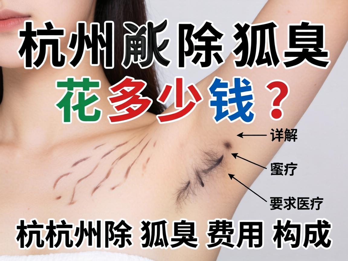 杭州除狐臭花多少钱？详解杭州除狐臭费用构成