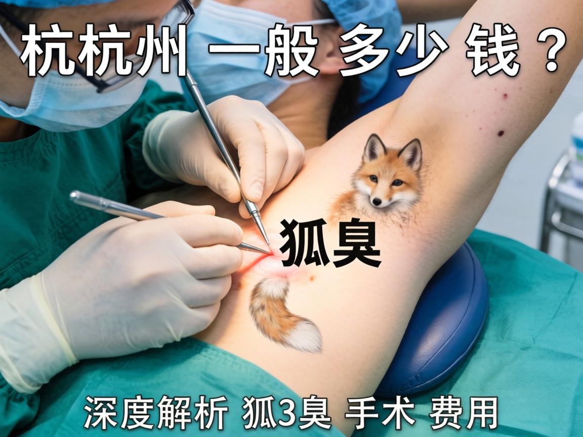 杭州狐臭手术一般多少钱？深度解析狐臭手术费用