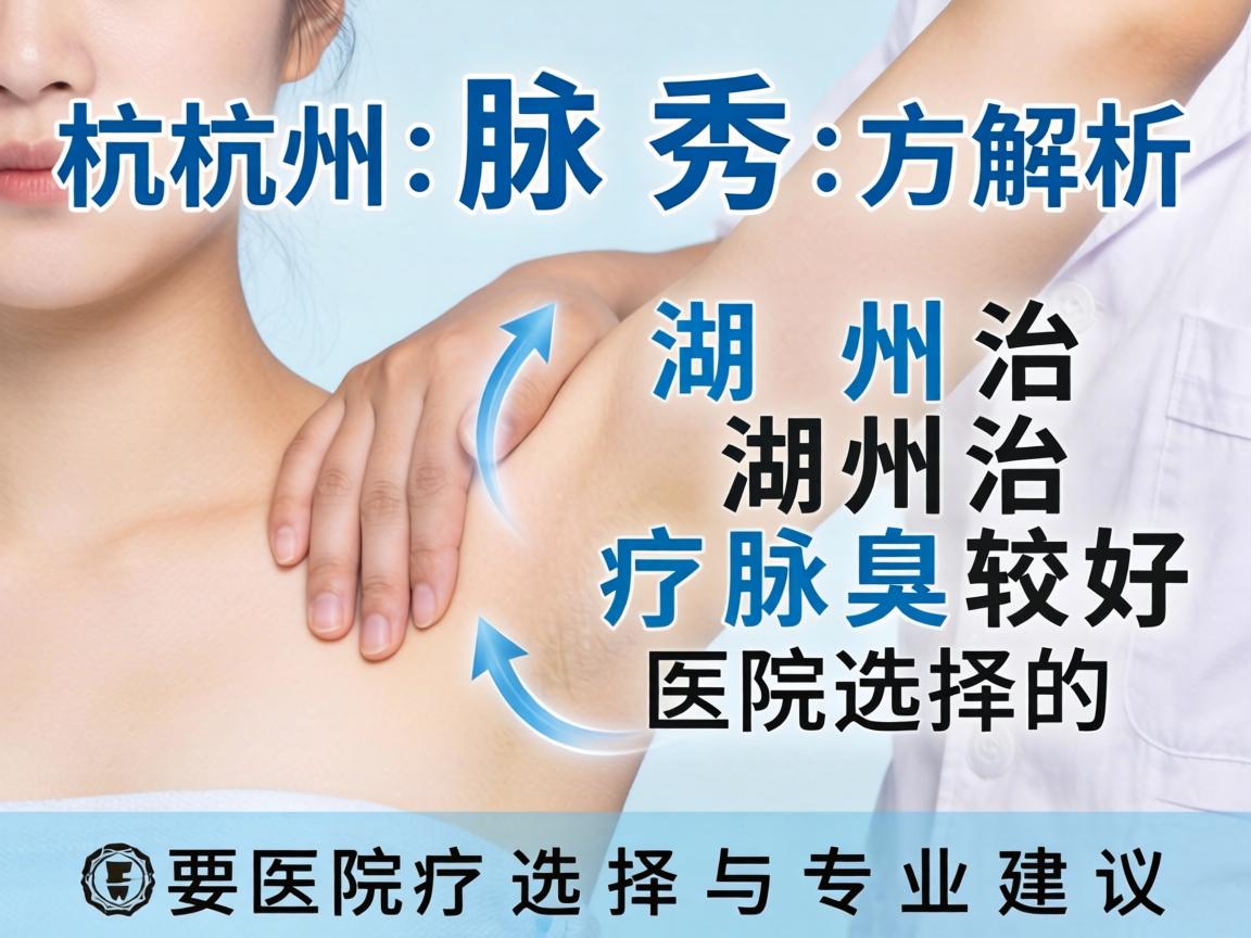 杭州腋秀解析，湖州治疗腋臭较好的医院选择与专业建议