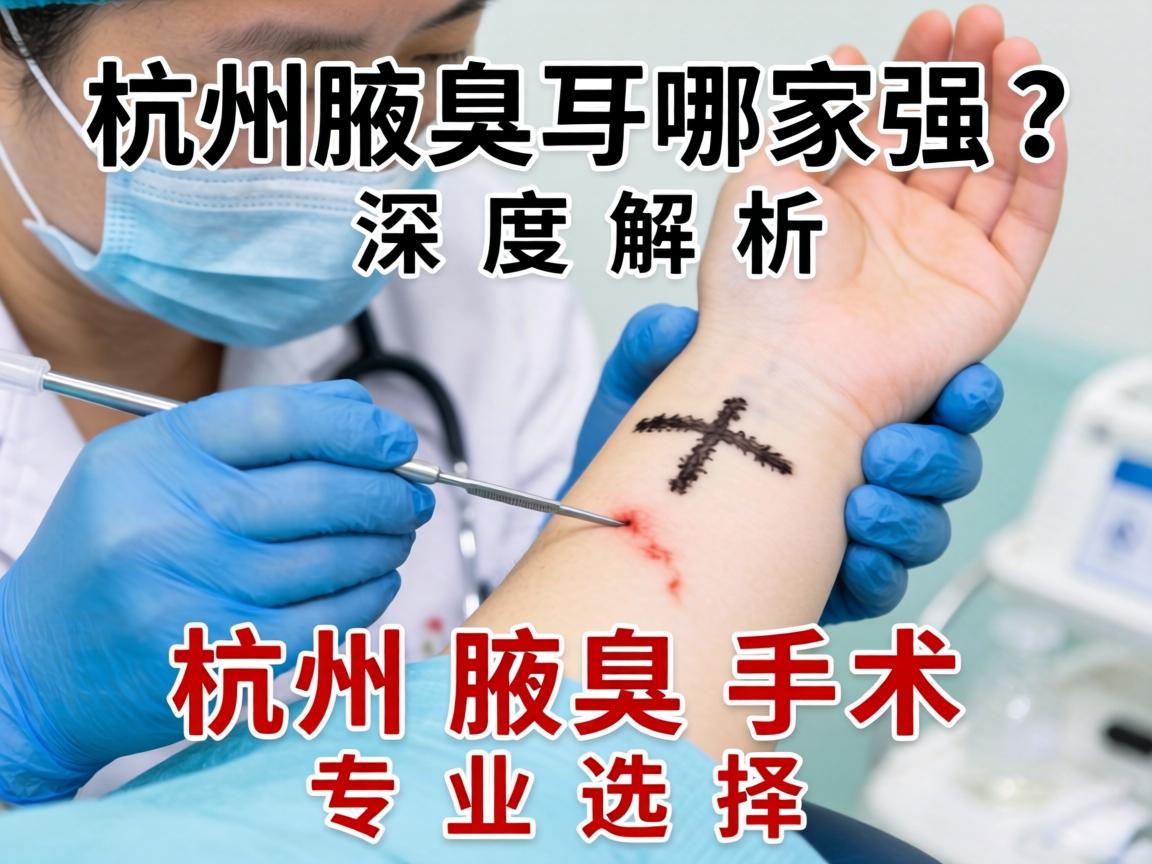 杭州腋臭手术哪家强？深度解析杭州腋臭手术专业选择