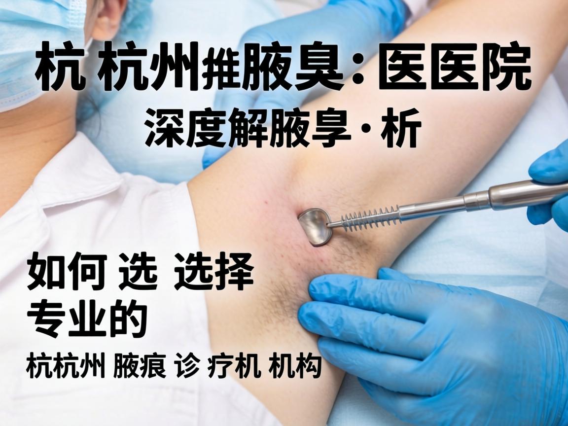 杭州腋臭医院深度解析，如何选择专业的杭州腋臭诊疗机构