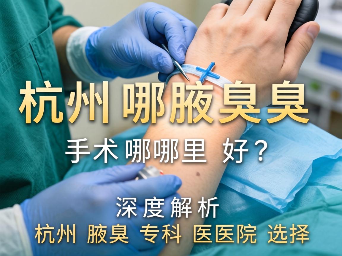 杭州腋臭手术哪里好？深度解析杭州腋臭专科医院选择