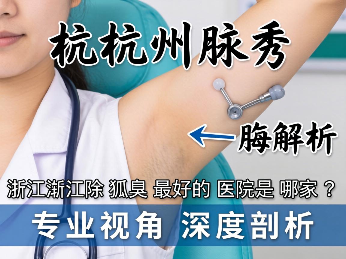 杭州腋秀解析，浙江除狐臭最好的医院是哪家？专业视角深度剖析