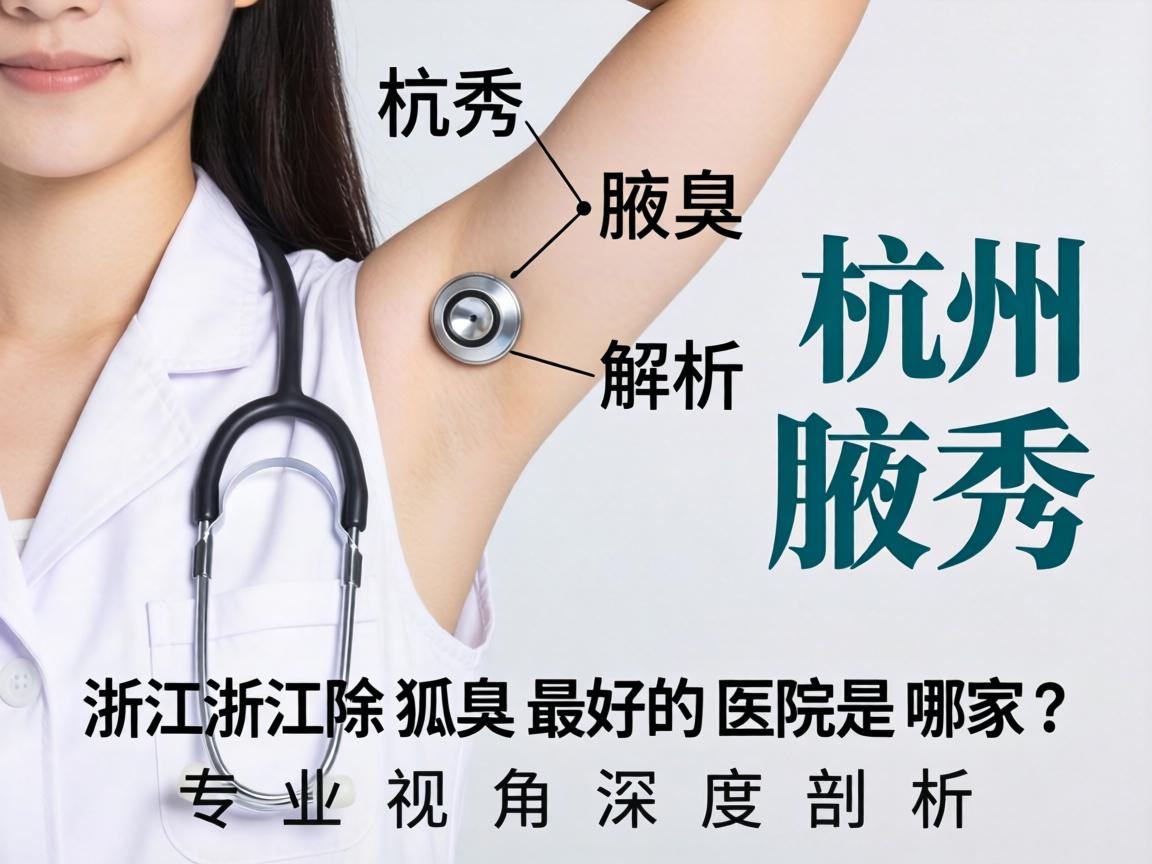 杭州腋秀解析，浙江除狐臭最好的医院是哪家？专业视角深度剖析
