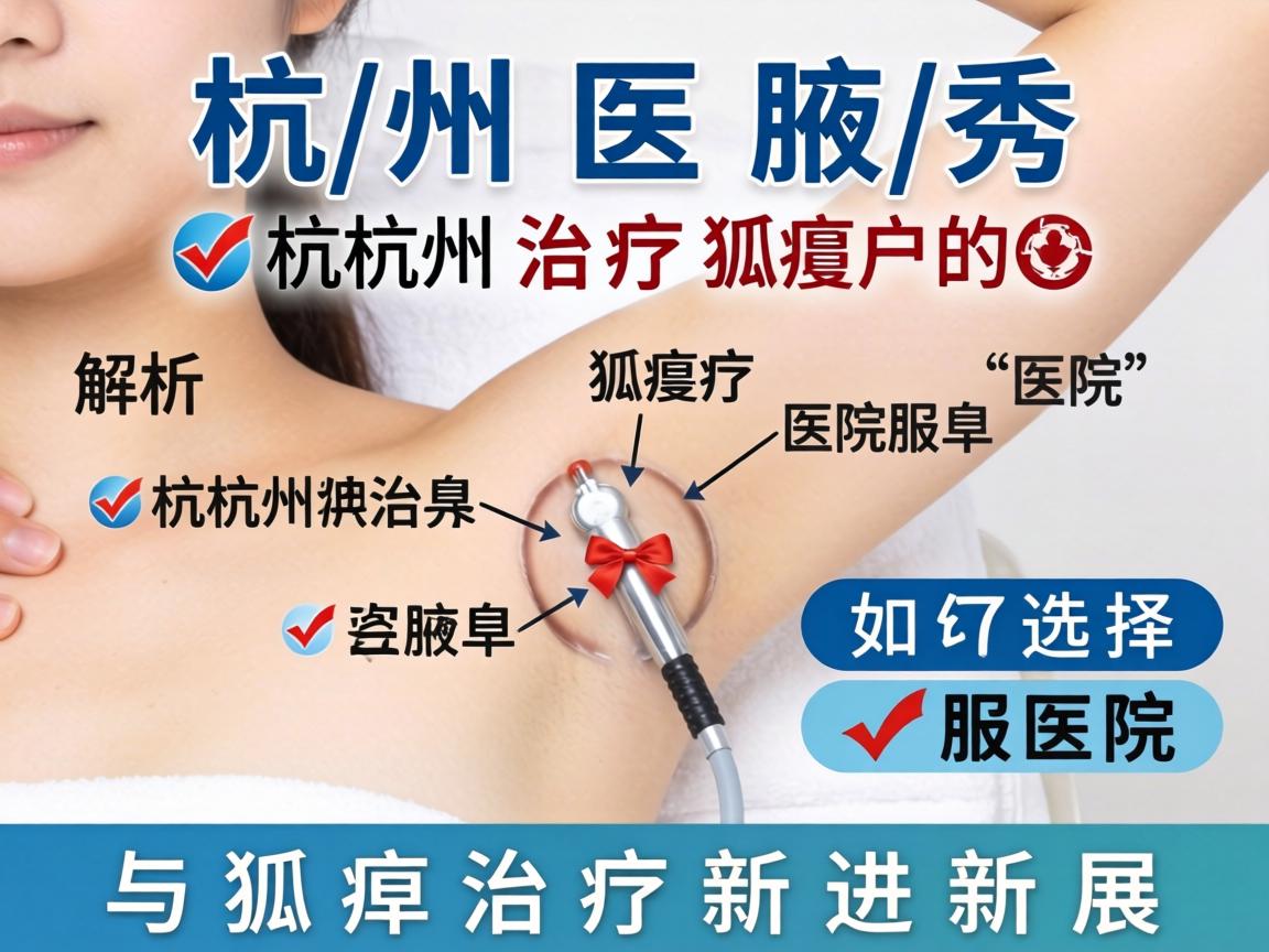 杭州腋秀解析，杭州治疗狐臭的医院如何选择与狐臭治疗新进展