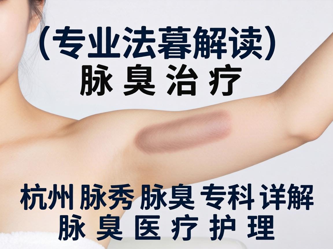 专业解读腋臭治疗，杭州腋秀腋臭专科详解腋臭医疗护理