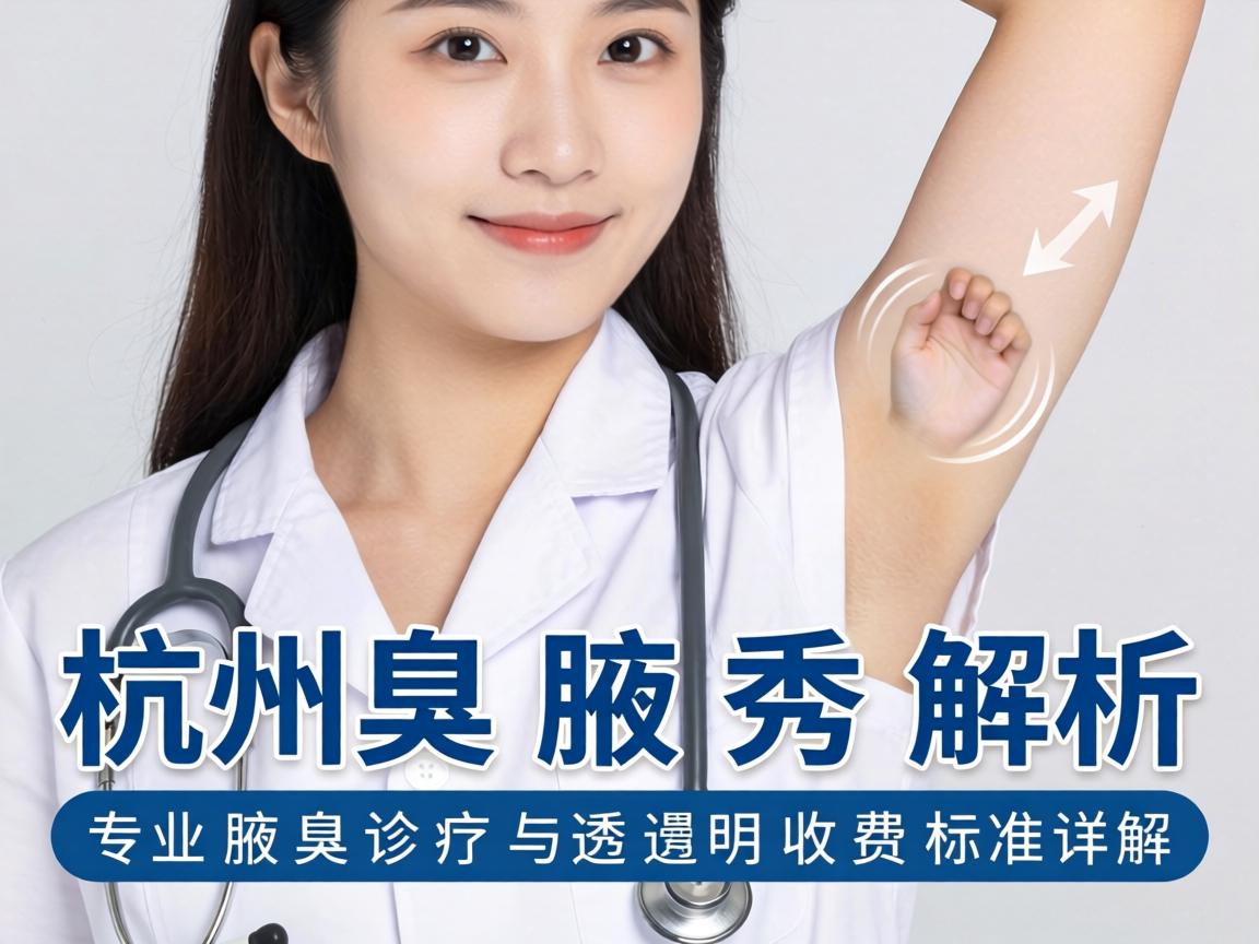 杭州腋秀解析,专业腋臭诊疗与透明收费标准详解 杭州腋秀解析,专业腋臭诊疗与透明收费标准详解