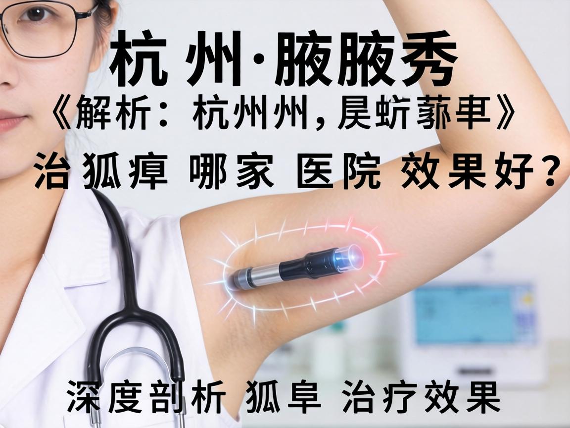 杭州腋秀解析，杭州治狐臭哪家医院效果好？深度剖析狐臭治疗效果