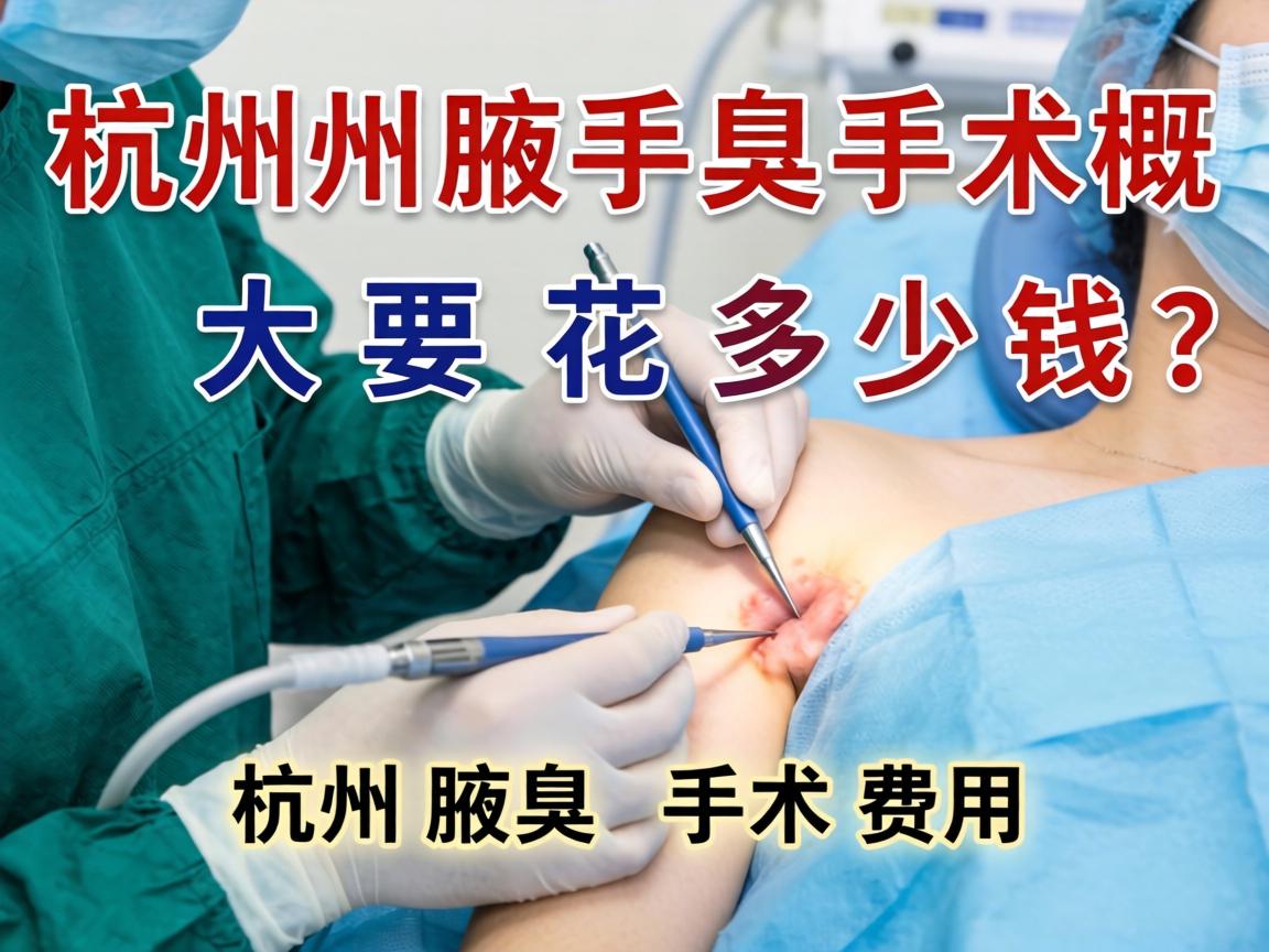 杭州腋臭手术大概要花多少钱?详解杭州腋臭手术费用 杭州腋臭手术大概要花多少钱?详解杭州腋臭手术费用