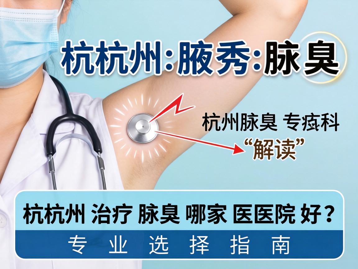杭州腋秀腋臭专科解读，杭州治疗腋臭哪家医院好？专业选择指南