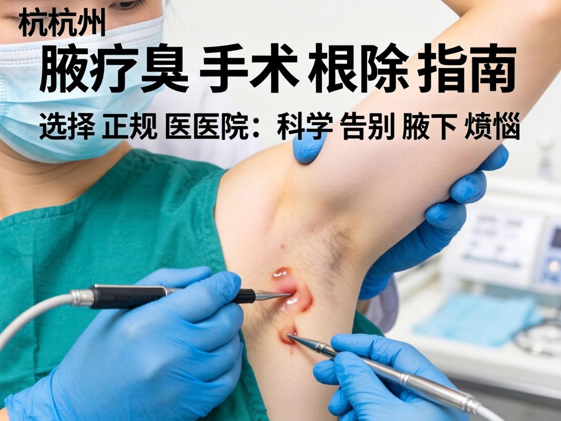 杭州腋臭手术根除指南，选择正规医院，科学告别腋下烦恼
