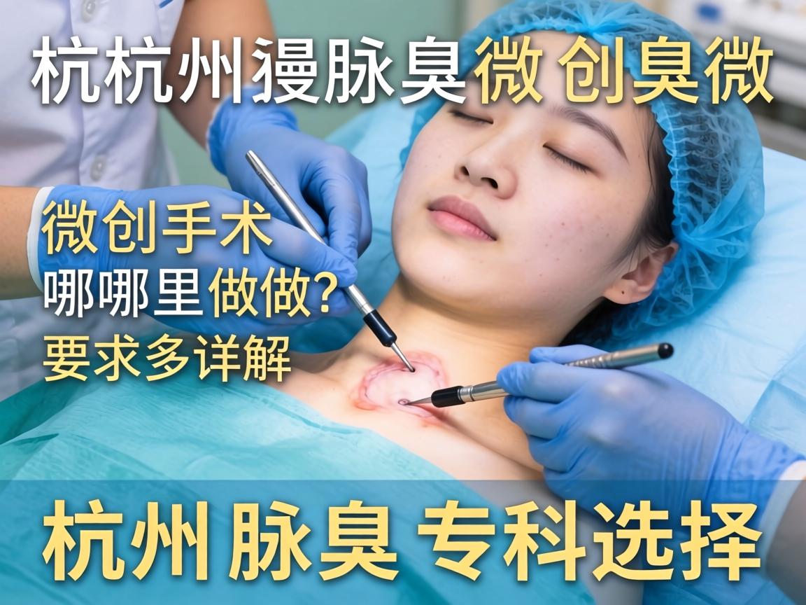 杭州腋臭微创手术哪里做？详解杭州腋臭专科选择