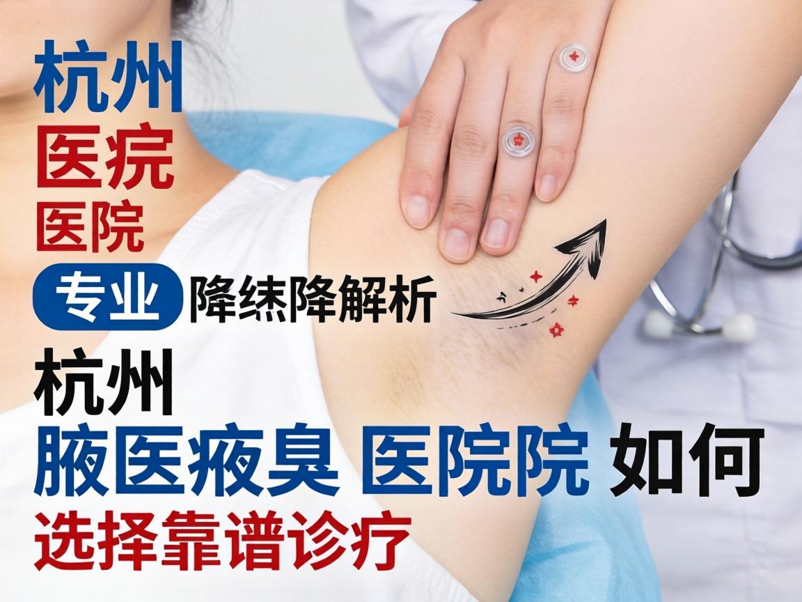 杭州腋臭医院专业解析，杭州腋臭医院如何选择靠谱诊疗