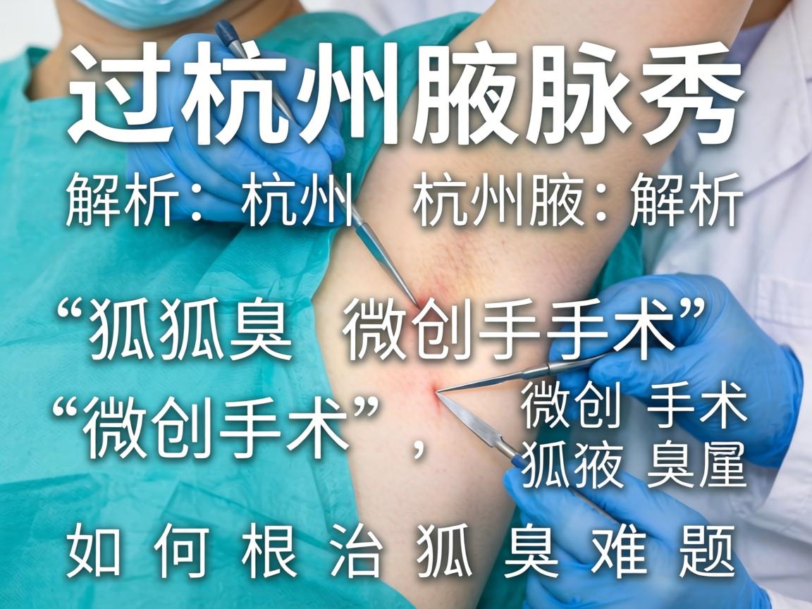 杭州腋秀解析，杭州狐臭微创手术，微创手术如何根治狐臭难题