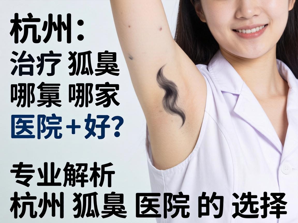 杭州治疗狐臭哪家医院好？专业解析杭州狐臭医院的选择