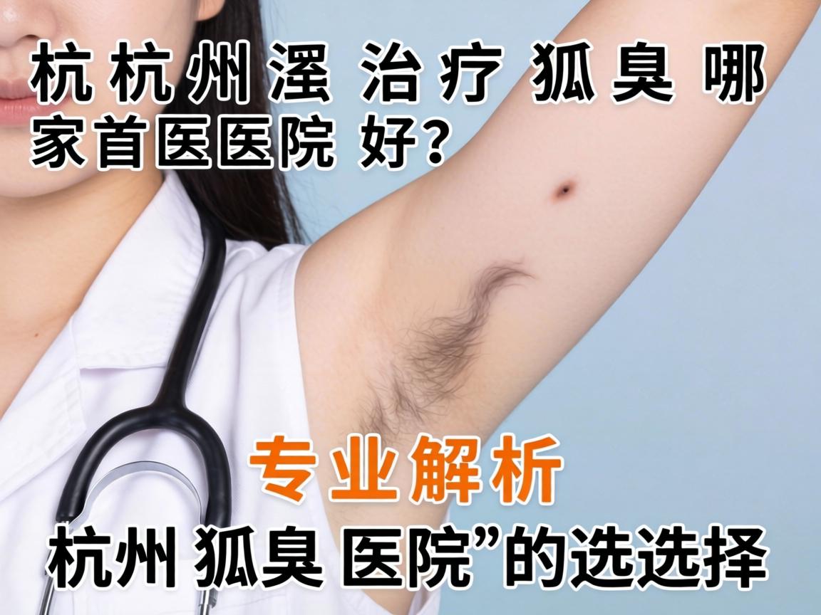 杭州治疗狐臭哪家医院好？专业解析杭州狐臭医院的选择